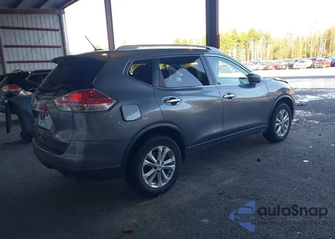 2015 Nissan Rogue Sv из США, поврежденный, VIN KNMAT2MV6FP544208